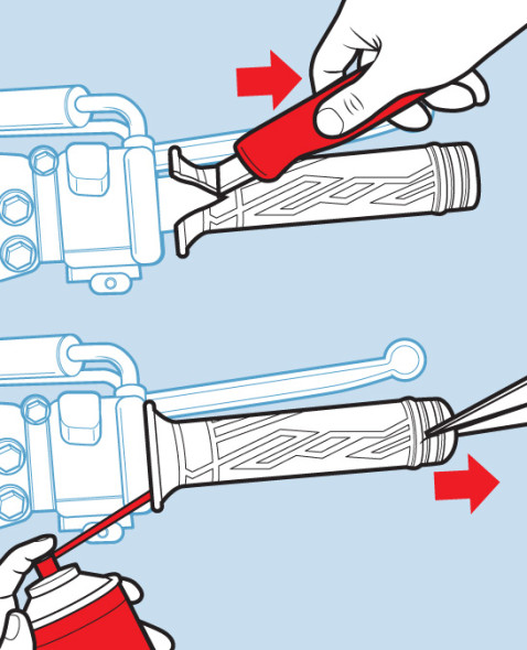 Changing-motorcycle-grips_3