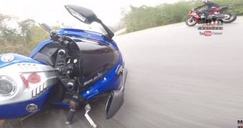 เผยคลิป YZF-R15 ลื่นฝนล้มในโค้ง Hi-Speed ที่ 130 กม./ชม. หลังหวดออกตัวคู่กับ CBR650f YZF-R15-Crash