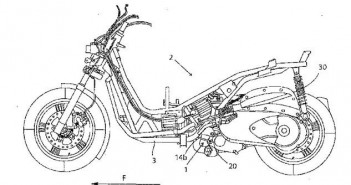 BMW วางแผนผลิต BMW Scooter ขนาดเล็ก bmw-scooter-frame-patent
