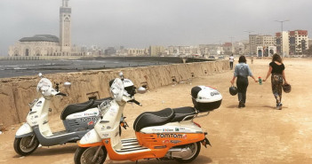 2 สาว สายโหด เดินทางโดย Scooter 125cc 50 วัน กว่า 4,200 กม. จาก Paris ไป Casablanca Peugeot-Django-125