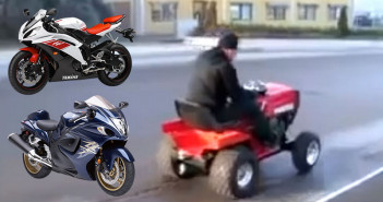 โหดสัส เครื่องตัดหญ้า เครื่อง YZF-R6 และ เครื่อง Hayabusa มาฟังเสียงกันแบบเร้าๆ LawnMower-R6-Hayabusa