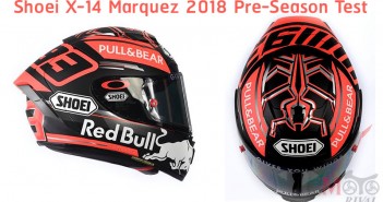 Shoei X-14 Marquez 2018 Pre-Season Test
