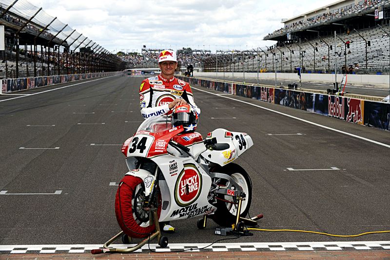Kevin Schwantz, legendary rider of the “Valentino Rossi” team from his first four races, MotoGP 2021.