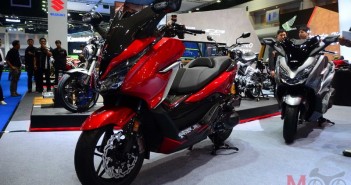 หลุดเปิดตัว Honda Forza 300 MY2019 มาพร้อมสีใหม่ ดำด้าน และ น้ำเงิน จาก EU เสริมด้วยสีแดงเงาแบบตัวแต่ง KD 2018-Honda-Forza300-BIMS2018_02