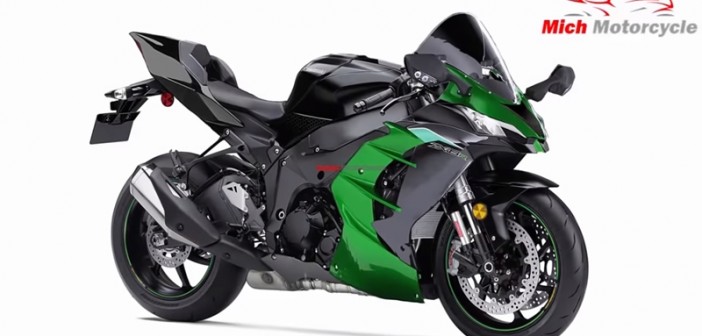 ภาพเรนเดอร์ 2019 Kawasaki ZX-6R จาก Mich Motorcycle