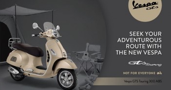 VESPA GTS TOURING 300 ABS คู่หูทรงสมรรถนะคันใหม่ ที่พร้อมท่องโลกกว้างกับสไตล์อันเป็นเอกลักษณ์ KV S-LINE