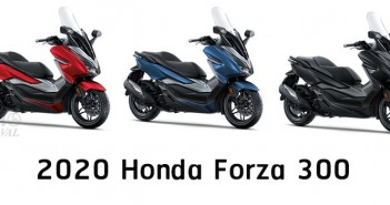 2020 Honda Forza 300 ราคาเดิม เพิ่มเติม คือ สีใหม่ นำทัพโดย แดง-เทา 2020 Honda Forza 300