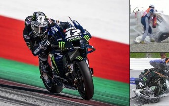 Maverick Vinales performs during the MotoGP World Championship 2020 in Spielberg, Austria on August 21, 2020 // Philip Platzer/Red Bull Content Pool // SI202008210307 // Usage for editorial use only //