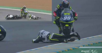 เปิด ช็อต เกือบ สอยเพื่อน นักบิด Moto3 คุมรถยอดเยี่ยม เลี่ยงอุบัติเหตุสุดเสียว Tatay-Nepa
