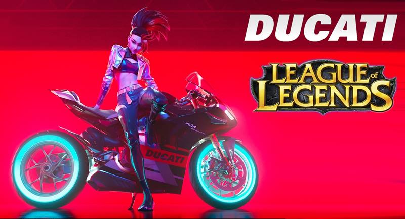 Ducati Panigale V4 K DA Akali s custom LoL Motorival