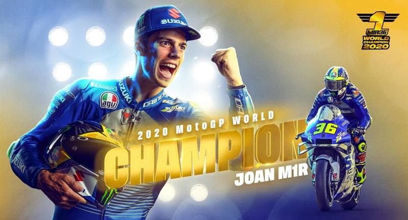 Joan Mir MotoGP 2020 Champion