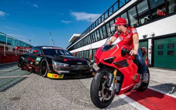 Andrea Dovizioso / Ducati Panigale V4 R, Audi RS 5 DTM