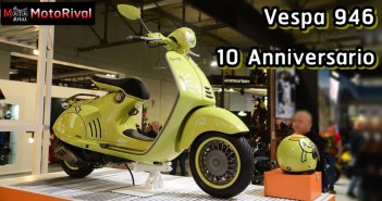 Vespa 946 10° Anniversario ราคา 6.49 แสนบาท ฉลองครบทศวรรต Vespa 946 10° Anniversario