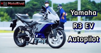 Yamaha อวดต้นแบบ R3 พลังไฟฟ้า ทรงตัวได้เอง!? Yamaha R3 EV AMSAS