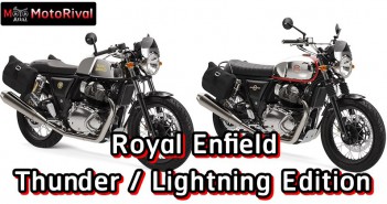Royal Enfield Continental GT Thunder / Interceptor Lightning Edition