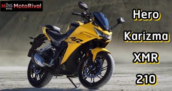 Hero Karizma XMR 210 สปอร์ตใหม่ชมพูทวีป ทันสมัยสักที Hero Karizma XMR 210