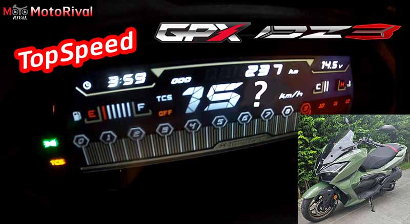 TopSpeed GPX DZ3 แรงเกินราคา บิ๊กสกู๊ตเตอร์งบไม่เกินแสน - Motorival.com