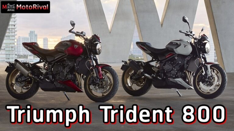 สามง่ามแน่น Triumph Trident 800 ไฟกลมโมเดิร์น อัพไซส์ล่ำ 2026 Triumph Trident 800