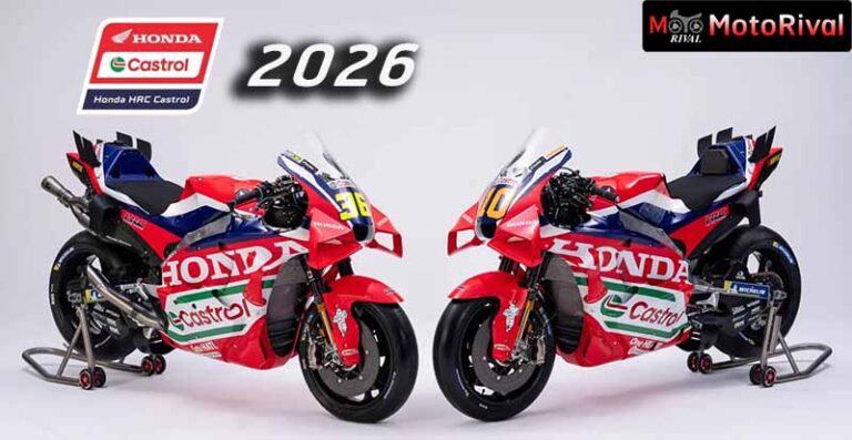 2026 Honda HRC Castrol เปิดตัวลายปีใหม่ ทีมเมทเดิม 2026 Honda HRC Castrol RC213V