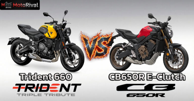 Trident 660 vs cb650r e-clutch