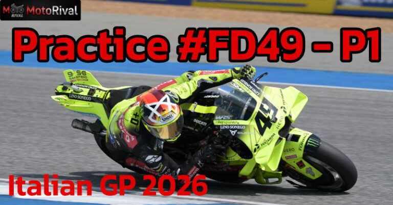 ผลการแข่งขัน MotoGP 2026 Italian GrandPrix Practice ITA PR